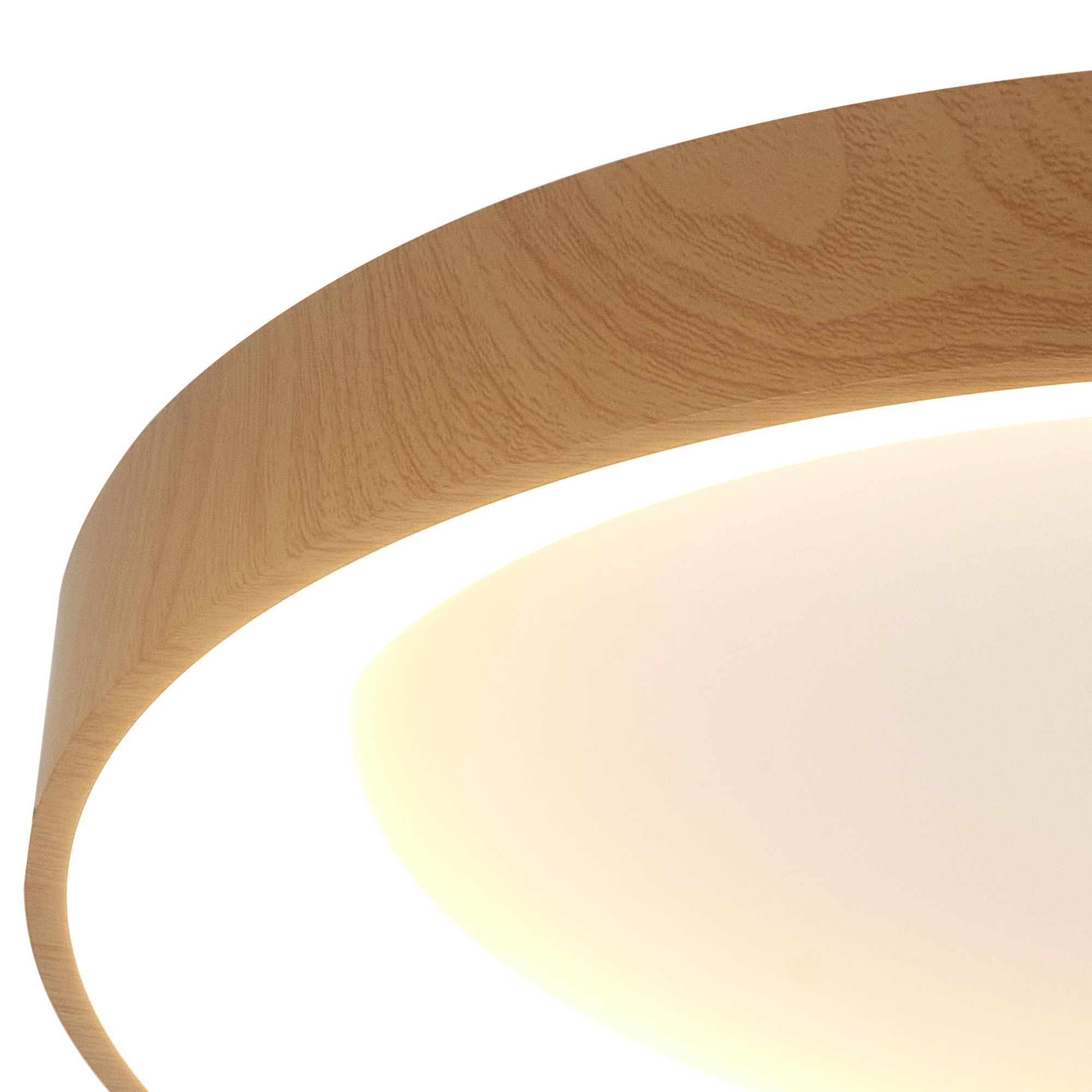 Niseko II Ring Ceiling 38cm 30W LED Wood M8588  Mantra Niseko II Wood